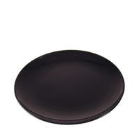Black Melamine Round Plate 305mm Dia