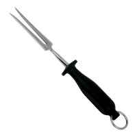 Carving Fork 6" Black