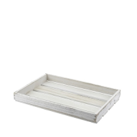 White Wash Wooden Display Crate 35 x 23 x 4cm