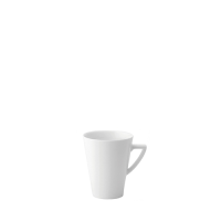 Anton Black Latte Mug 3.5oz White