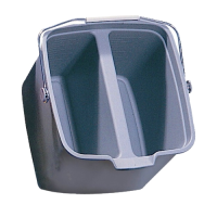 14L Grey Divided Bucket