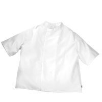 Chefs Jacket S/S Stud Front White Large/42-44"