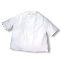 Chefs Jacket S/S Stud Front White XL/46-48"