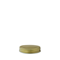 Drinking Jar Gold Lid 7cm (2.75")