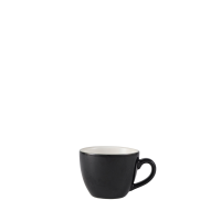 Genware Bowl Shaped Cup 9cl 3oz Black