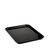 Black SAN Essential Platter Tray 450x350x25mm