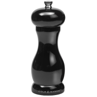 Oxford Black Lacquered Gloss Salt Mill H:155mm