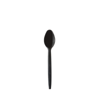 Plastic Teaspoon Standard Black 