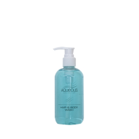 Aqueous 250ml Hair & Body Wash Pump Bottle 1x12