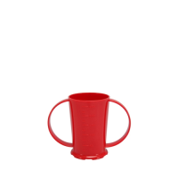 Beaker with 2 Handles Red 25cl