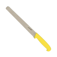 Roast Slicer Serrated Knife 12" Yellow