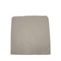 8.5x8.5" Grease Resistant Bags White 