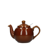 Lon Pot Farmhouse Small Teapot/Infuser Brown 2 cup