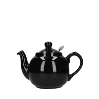 Lon Pot Farmhouse Small Teapot Gloss Black 2 cup