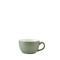 GenWare Porcelain Matt Sage Bowl Shaped Cup 17.5cl