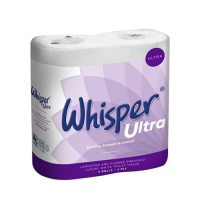 Whisper Ultra 3 Ply Luxury Toilet Roll 160 Sheet