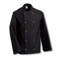 Chefs Jacket Black XLARGE L/Sleeved