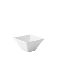 Pure White Square Bowl 12.5cm (5") 37cl (13oz)