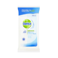 Dettol Antibacterial Cleansing Surface Wipes 110's