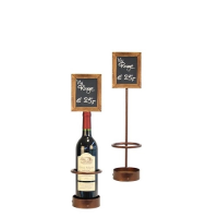 Chalk Board & Wine Bottle Display Stand 45x10.5cm