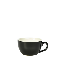 Genware Bowl Shaped Cup 25cl 8.75oz Black 