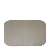 Silver Lid for No 1 Foil Container 121x96x41mm 