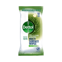 Dettol Tru Clean Antibac Wipes Pear 50's 