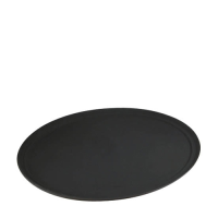 Black Oval Non Slip Tread Tray PP 68x56cm