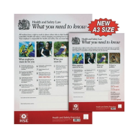 Health & Safety Law Poster A2 (420mm x 594mm)