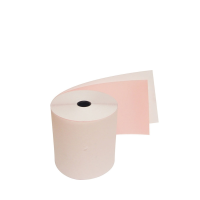 Printer Roll White/Pink or Yellow76x70x12.7mm 2Ply