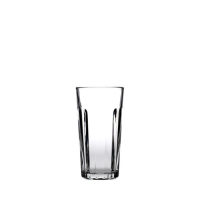 Panelled Beverage Tough Glass Tumbler 12.25oz