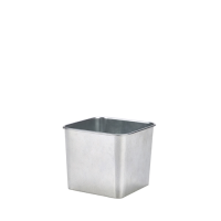 Galvanised Square Steel Serving Tub 8x7cm