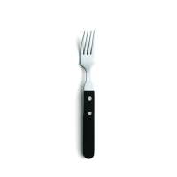 18/10 Steak/Pizza Fork Black Handled