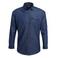 Gents Indigo Denim Shirt - Large