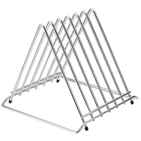 S/S Heavy Duty Chopping Board Rack Triangular