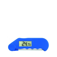 Gourmet Folding Probe Thermometer Blue  39.9-149.9