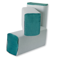 Essentials 1 Ply Z-Fold Hand Towel Blue