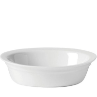 Titan White Lipped Oval Pie Dish18cm 7" 13oz 