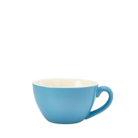 Genware Bowl Shaped Cup 34cl 12oz Blue