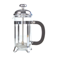 Cafetiere 8 Cup Chrome Finish