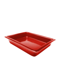 Ceramic Gastronorm 1/2 60mm Deep Red