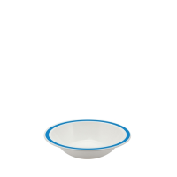 Duo Bowl with Medium Blue Rim 17.3cm