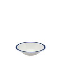 Duo Bowl with Royal Blue Rim 17.3cm