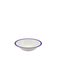 Duo Bowl with Purple Rim 17.3cm