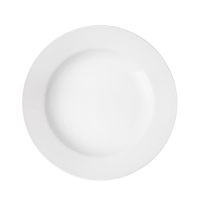 Pure White Wide Rim Plate 29cm (11.5")