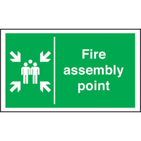 Fire Assembly Point Sign Rigid 400x600mm