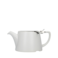 Lon Pot Oval Teapo/Infuser for L/L Tea White