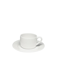 Glacier Bone China Stacking Tea Cup 24cl (8oz)