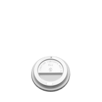 Domed Sipthrough Lid 8oz White