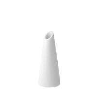 Anton Black Elements Tall Bud Vase 12.0cm White